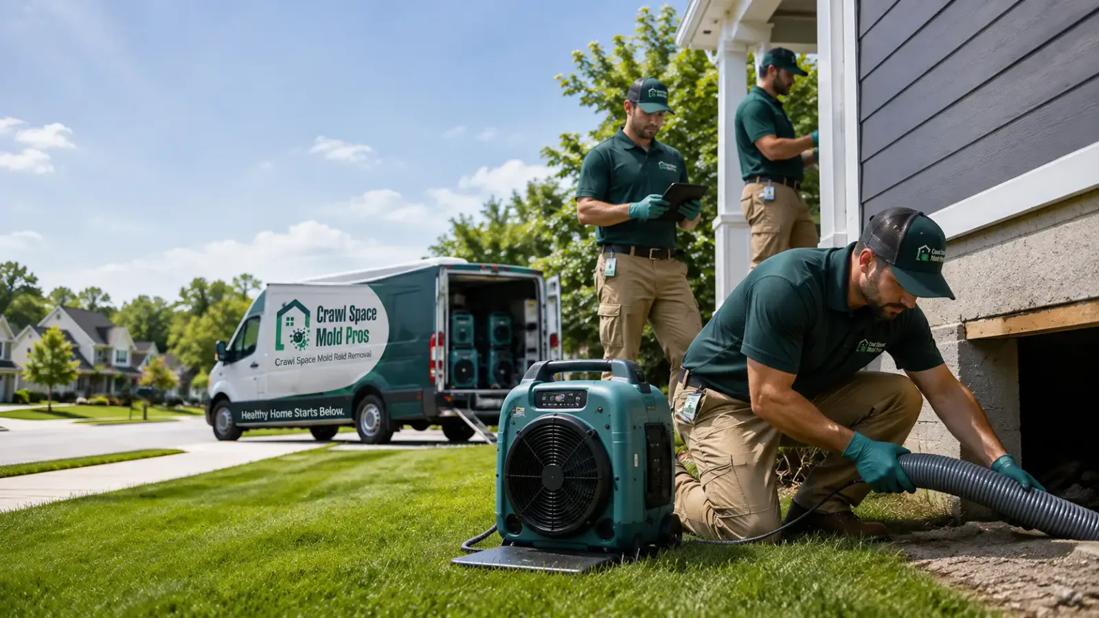 Crawl Space Mold Removal in George, WA